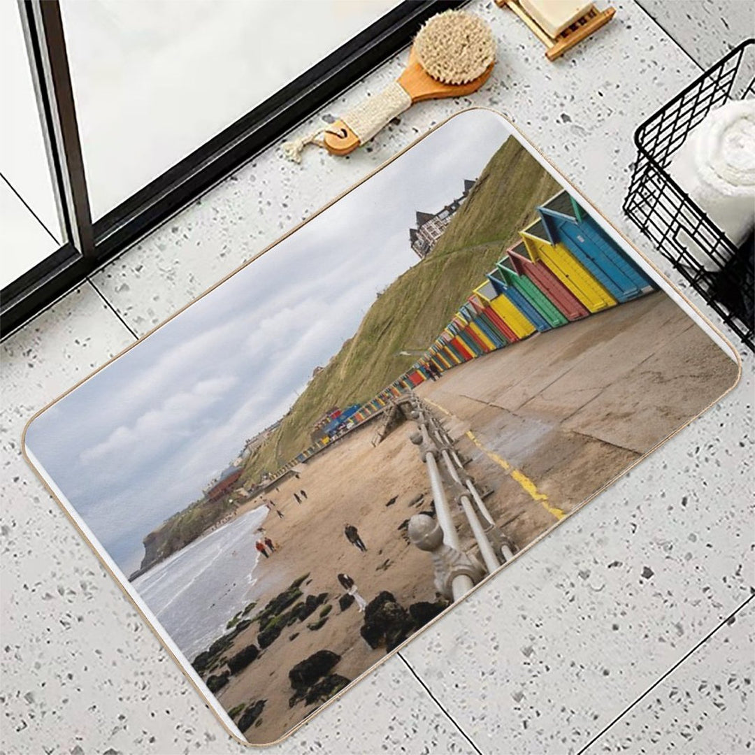 Whitby Beach Huts  Eco-Friendly Bath Mat