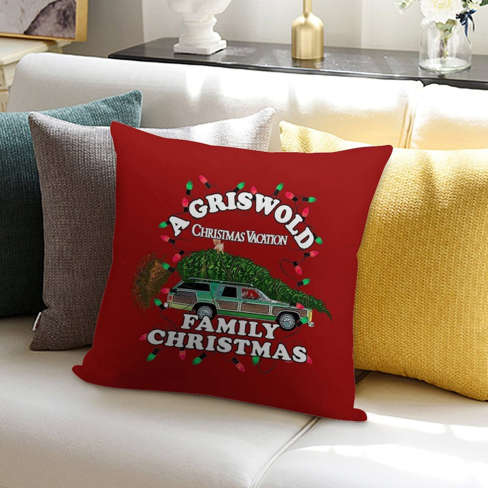 A Griswold Family Christmas Soft Ultra-Soft Texture Throw Pillow