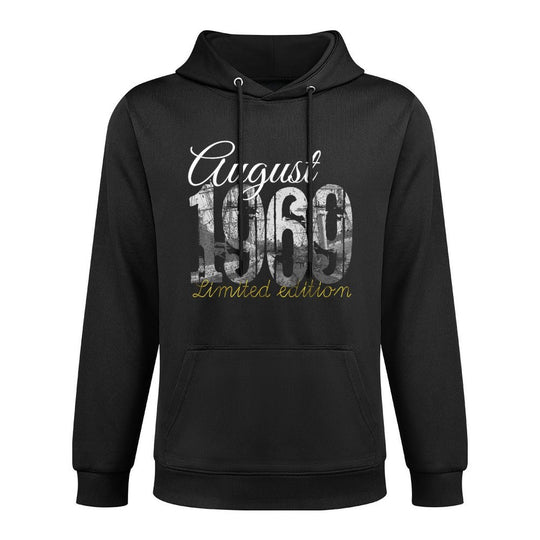 August 1969 - 50 Year Old 1969 50th Birthday Gift Moisture-Wicking Hoodie