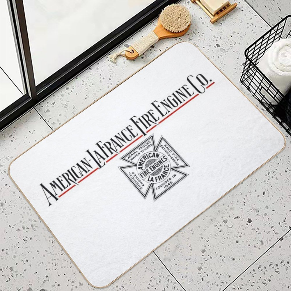 1909 American LaFrance Fire Engine  Versatile Bath Mat