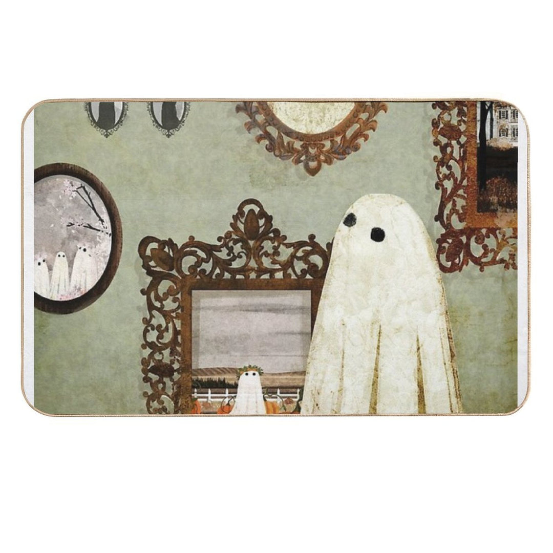 There's A Ghost in The Portrait Gallery  Non-Slip Bath Mat