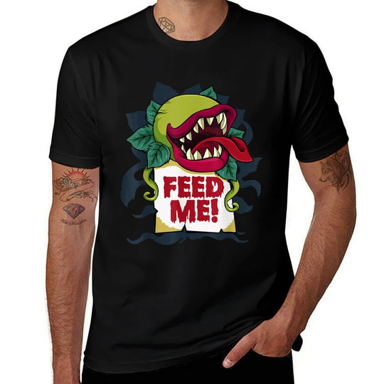 Feed Me Lazy Halloween Costume Monster Plant Gardening  Easy-care T-Shirt
