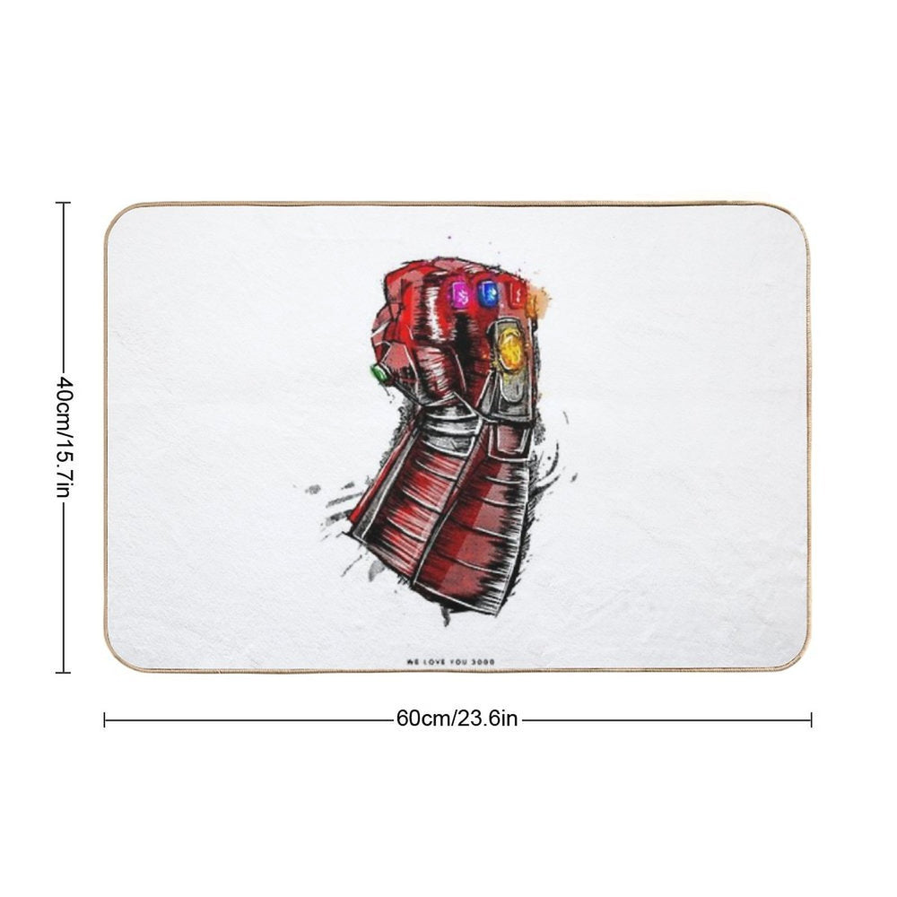 Avengers Infinity Stone Hand  Long-Lasting Bath Mat
