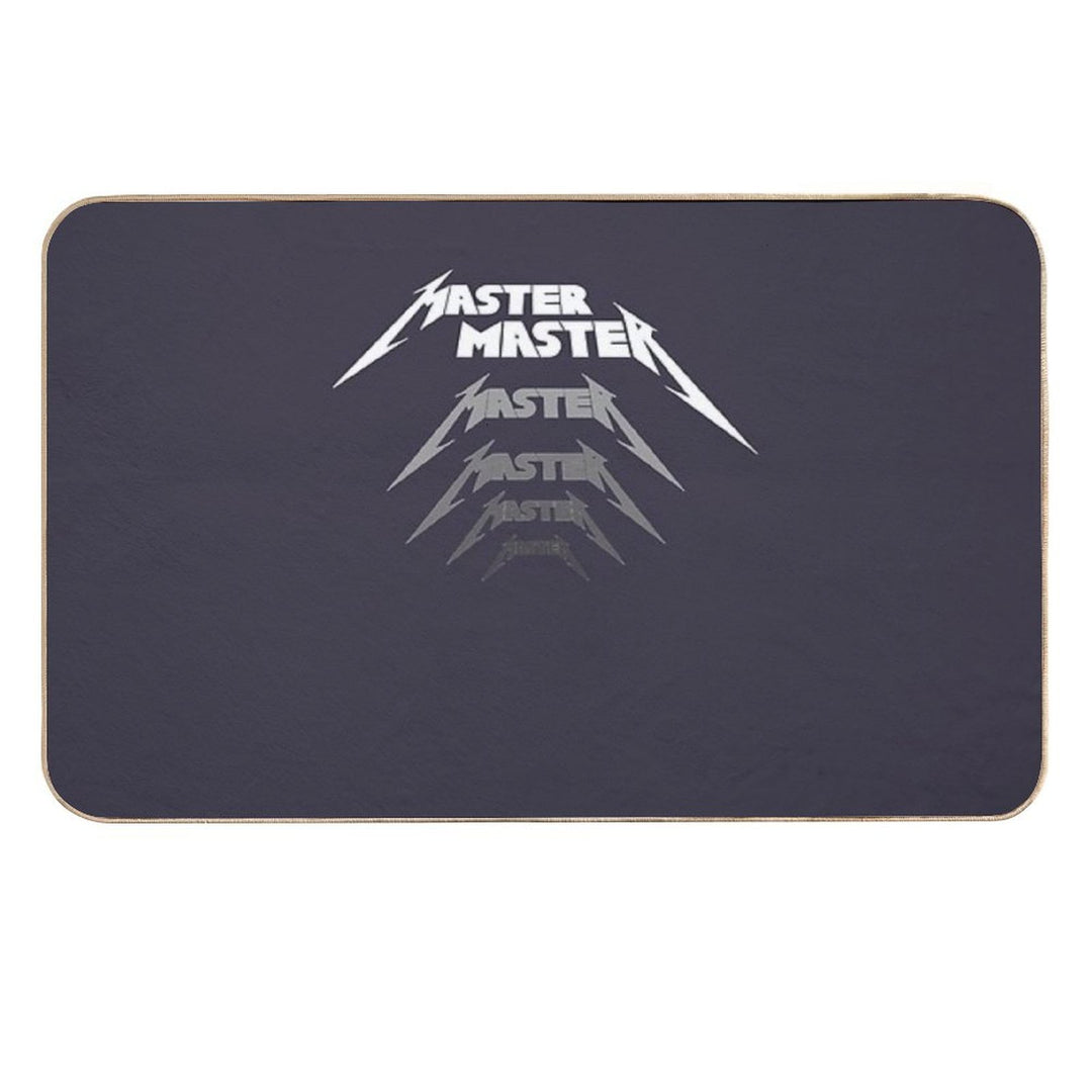 Needed Gifts Music Metallica Lyrics Master Master  Dirt-Trapping Bath Mat