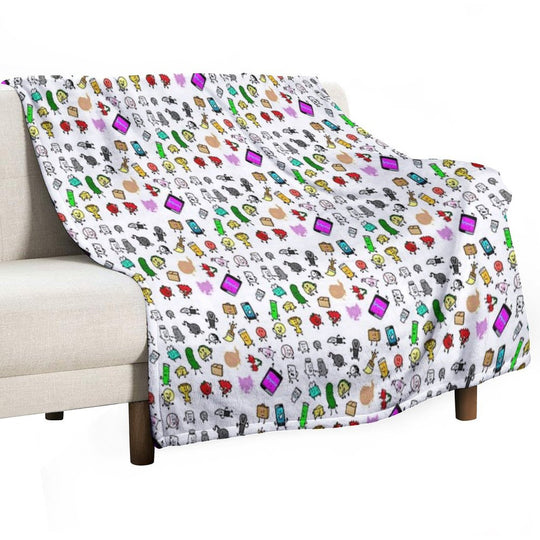 Inanimate Insanity All Characters Travel-friendly Throw Blanket