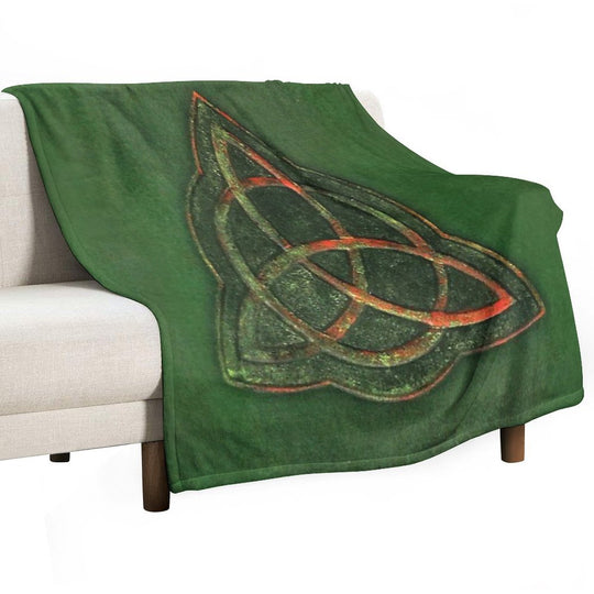 Book of Shadows - Charmed Triquetra Design Versatility Throw Blanket