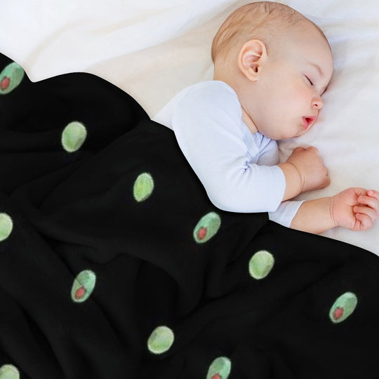 Olives Anti-pilling Throw Blanket
