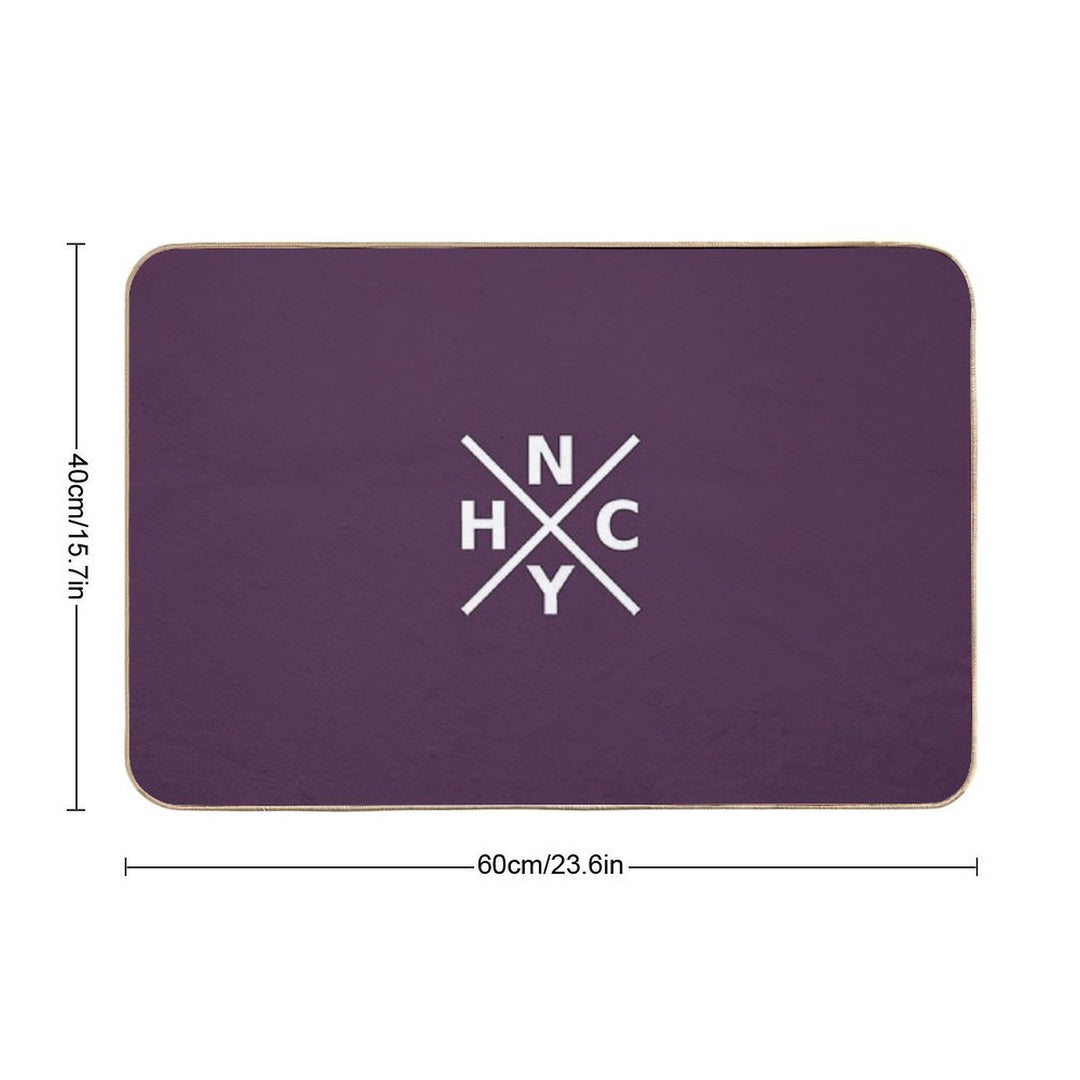 NYHC - New York Hardcore Logo White Font  Rapid-Drying Bath Mat