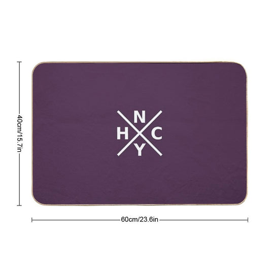 NYHC - New York Hardcore Logo White Font  Rapid-Drying Bath Mat