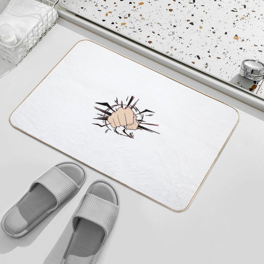 Black Flash  Easy To Clean Bath Mat