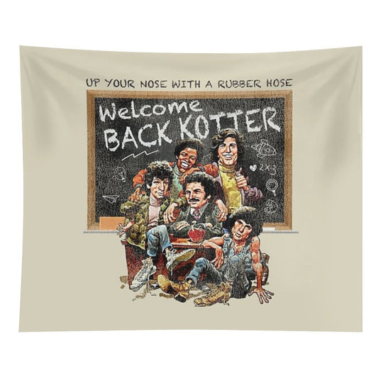 Welcome Back Kotter Vintage Worn Tapestry