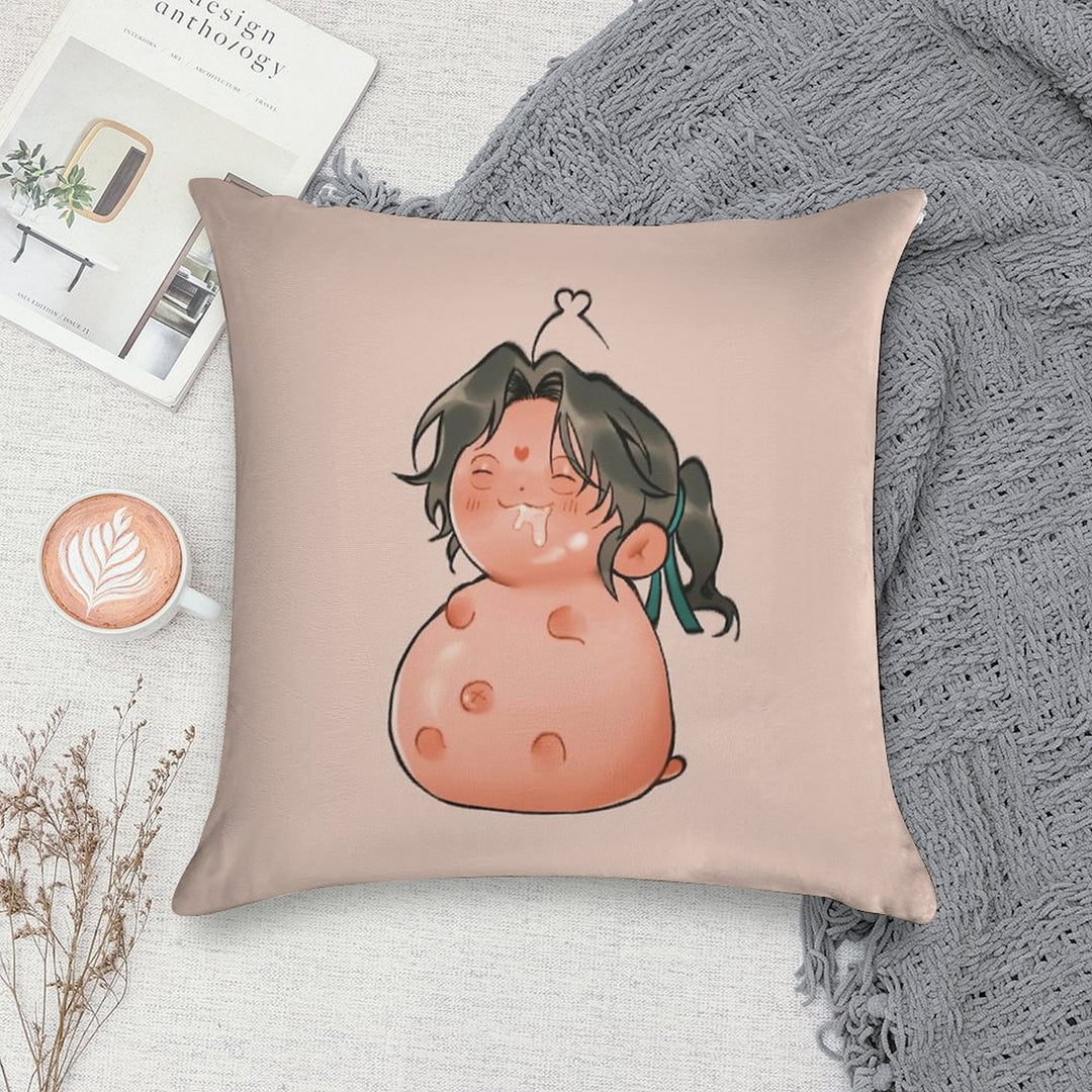 Well Fed 2 Soft Easy Maintenance Throw Pillow