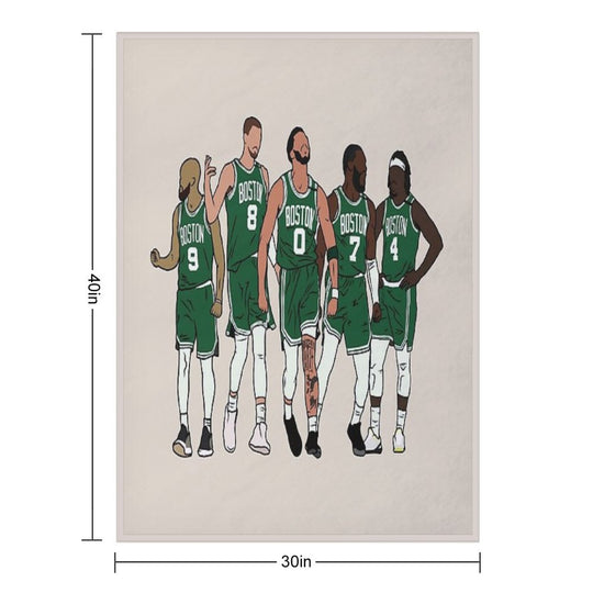 D White, KP, Jrue & The Jays Machine-washable Throw Blanket