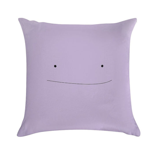 Ditto Face Soft Decorative Cover Throw Pillow