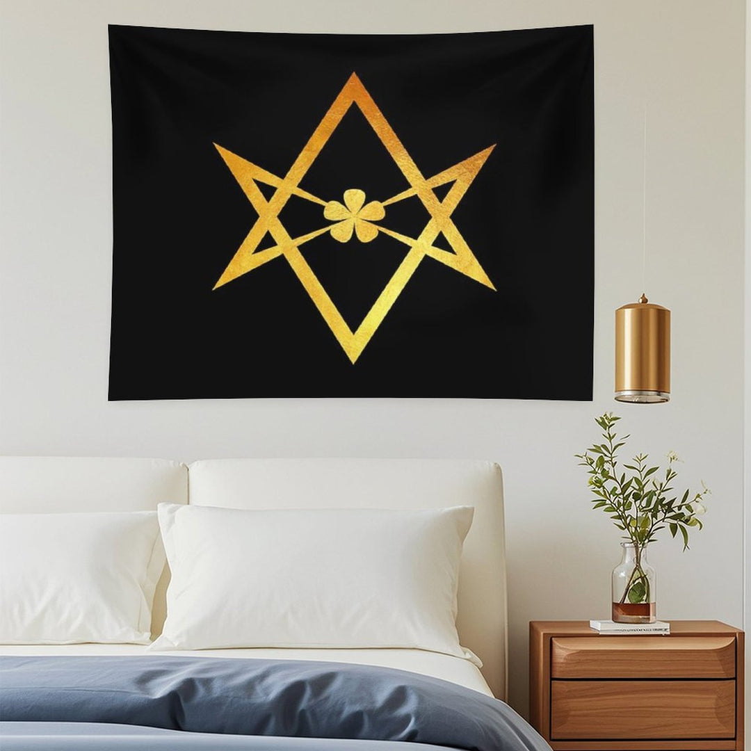 Thelemic Unicursal Hexagram Tapestry