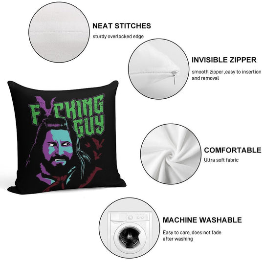 Fricking Guy Soft Gift Ready Throw Pillow