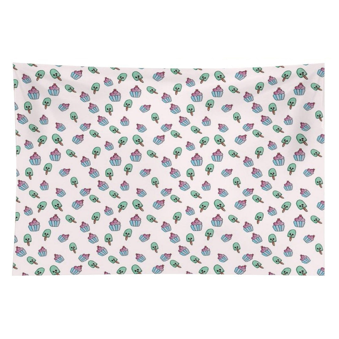 Sweet Smiles – Ice Cream Pattern Tapestry