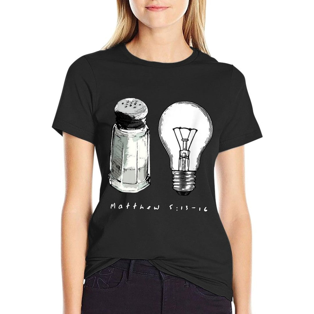 Funny Salt And Light Christian Bible Verse  Eco-friendly Material T-Shirt