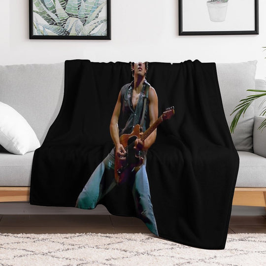 Bruce Springsteen = Born In The USA Lightweight Throw Blanket