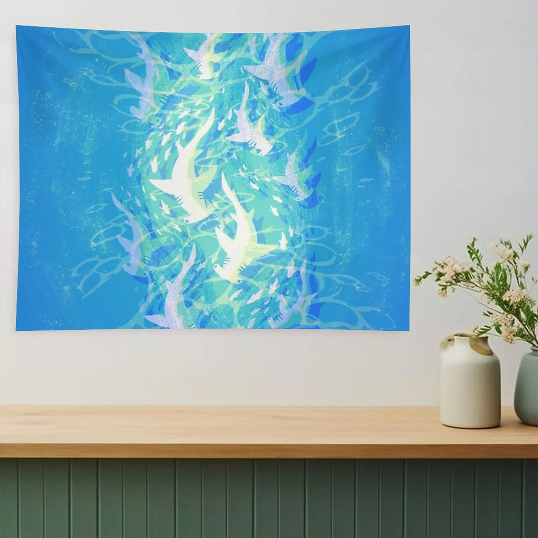 Hammerhead Migration Tapestry