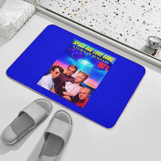 SPACE AGE LOVE SONG ( A FLOCK OF SEAGULLS )  Multi-Purpose Bath Mat