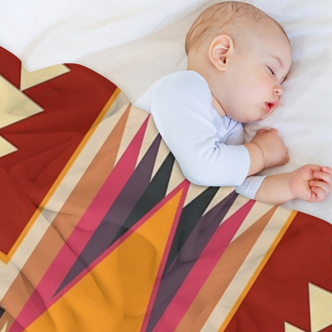 Navajo Design Eight Compact Throw Blanket