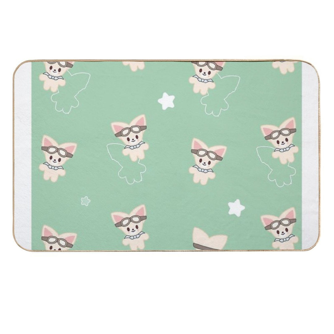 Skzoo FoxI.Ny Pilot - Stray Kids IN Jeongin  Non-Slip Bath Mat