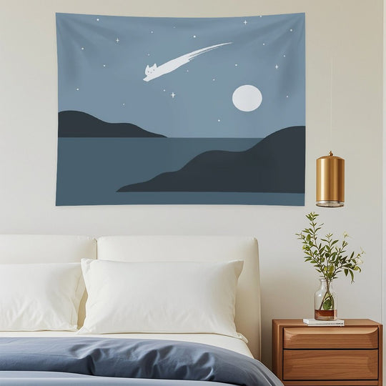 Cat Landscape 43 Tapestry