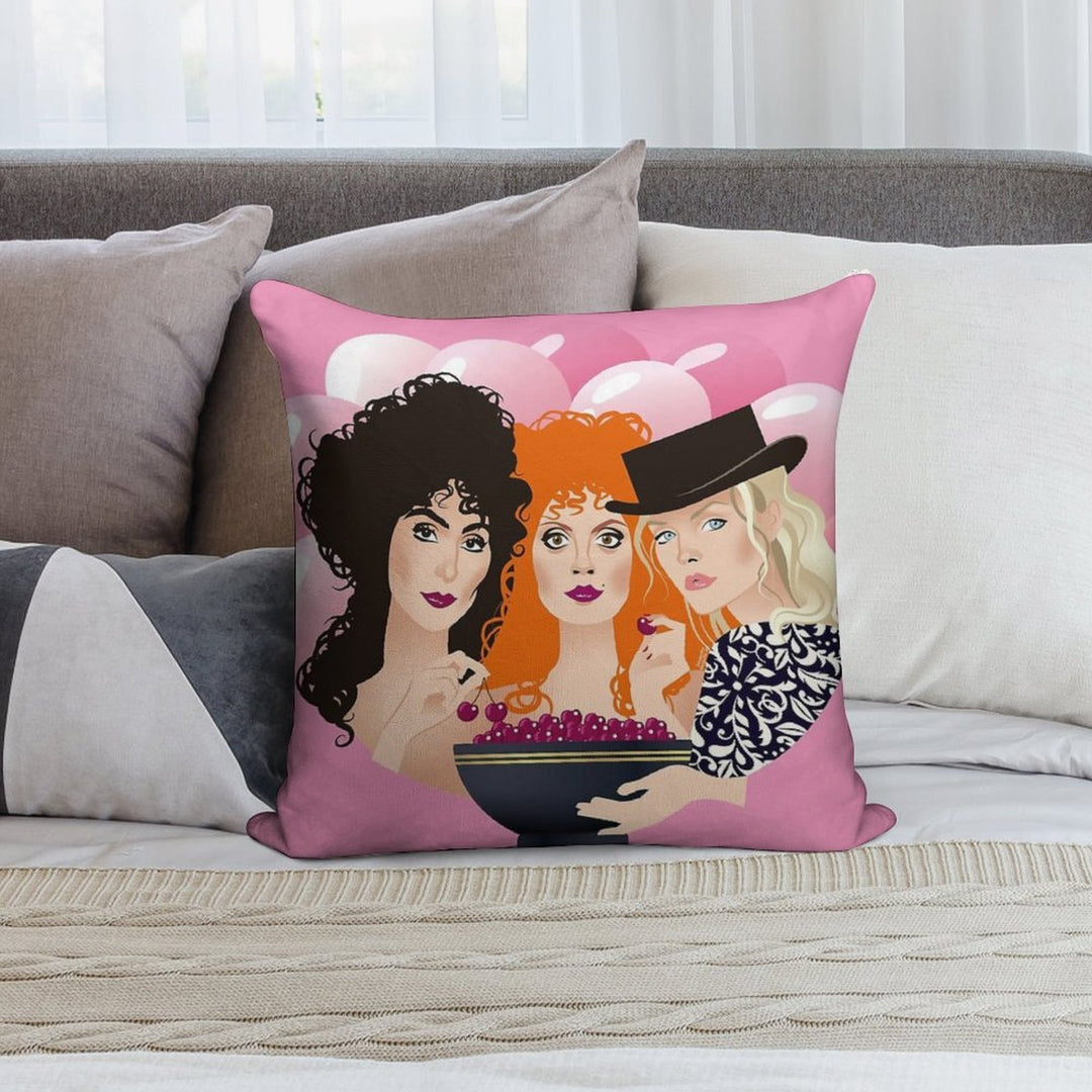 Cherries Soft Easy Maintenance Throw Pillow