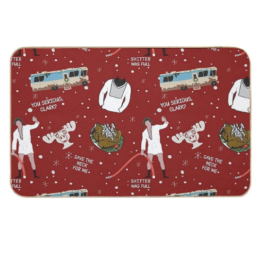 Cousin Eddie Christmas Vacation Shitters Full  Eco-Friendly Bath Mat