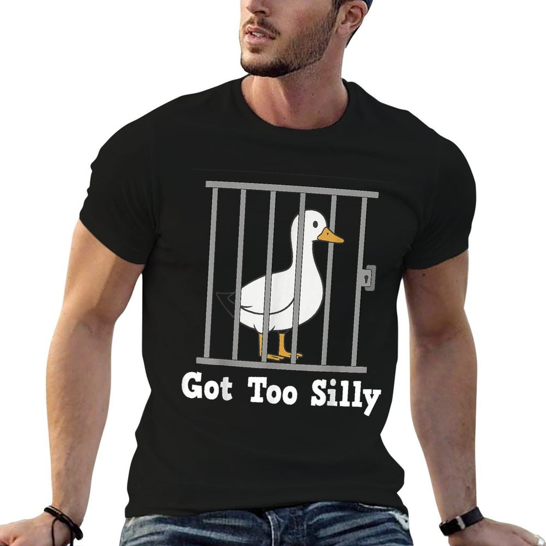 Funny Duck Meme Got Too Silly Humor Gifts for Men Women Kid  Odor-resistant T-Shirt
