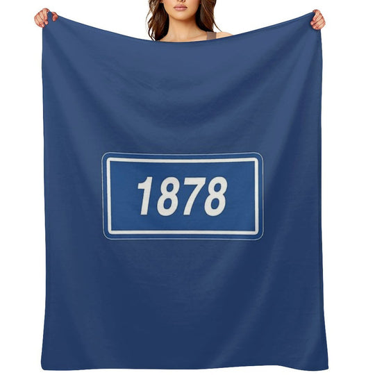 1878 Durable Throw Blanket
