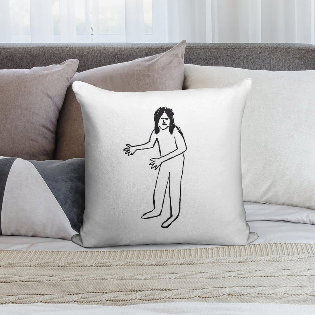 THE JERSEY DEVIL - X FILES FOX MULDER Dana Scully Soft Anti-Pilling Throw Pillow