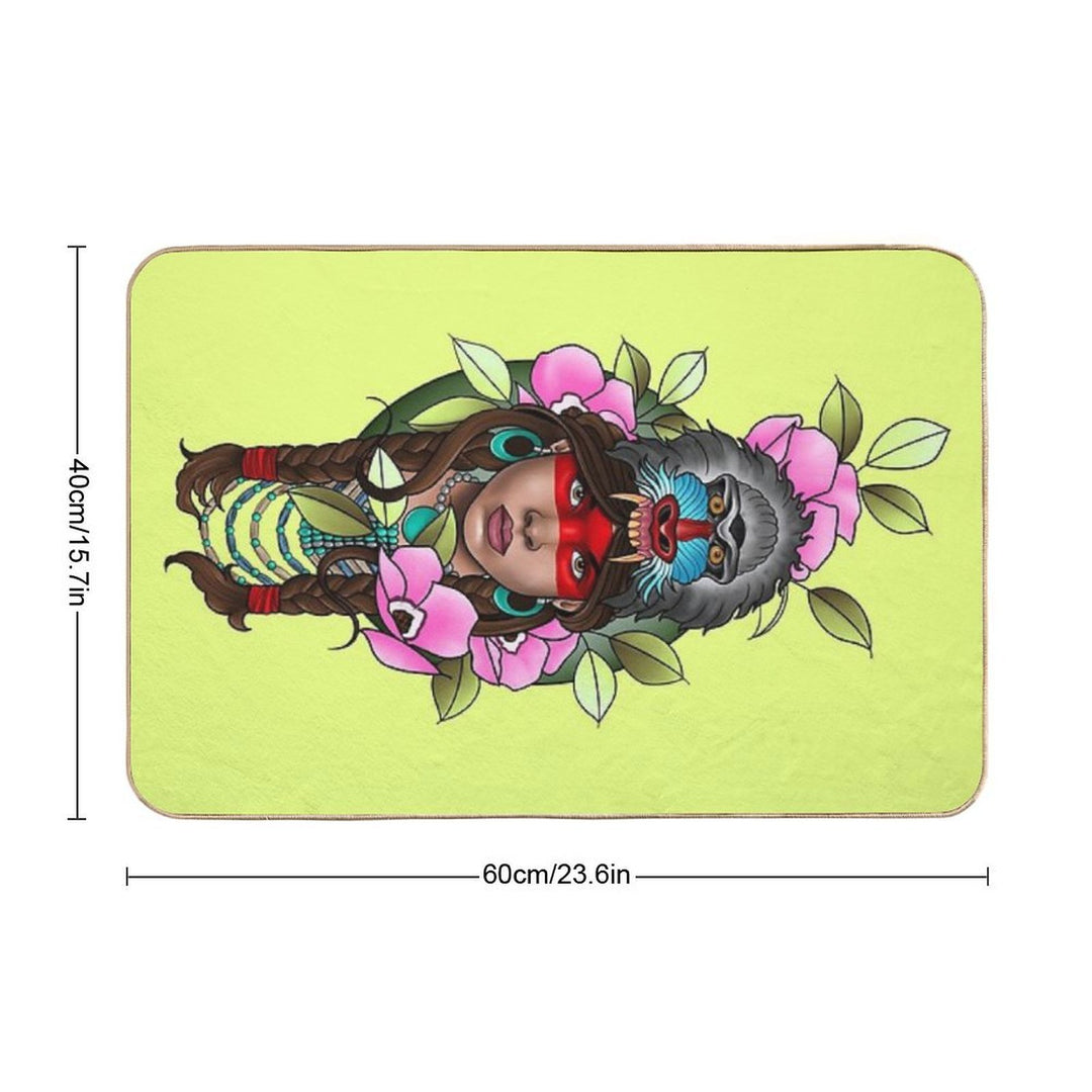 Spirit of The Wild  Fade-Resistant Bath Mat