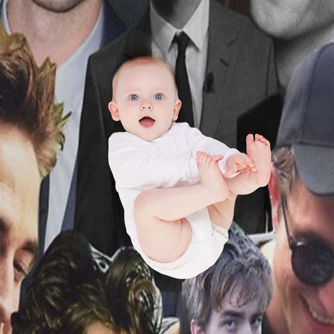 HIGH QUALITY Robert Pattinson Photo Collage Comfort Throw Blanket