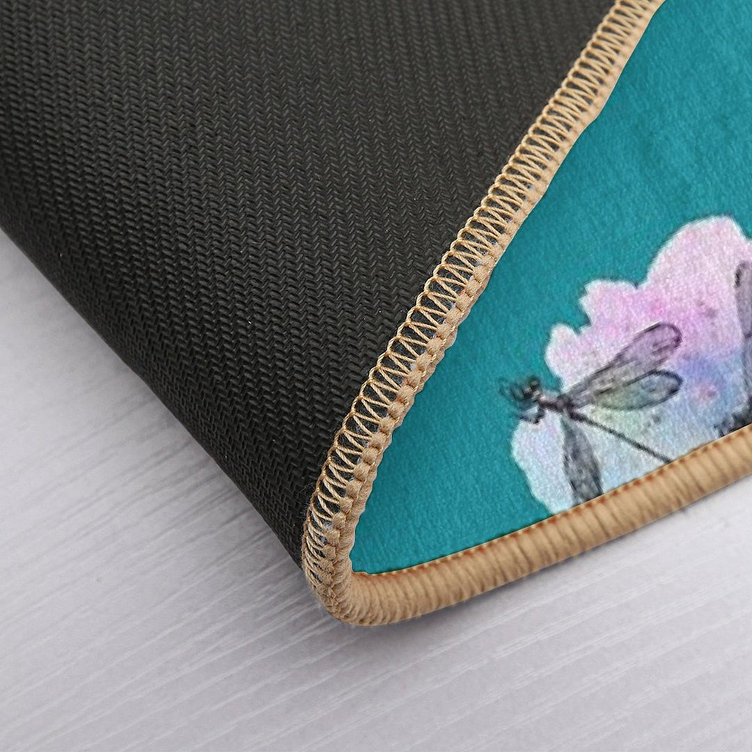 Dragonfly Flurry - Golden Splash  Pet-Safe Bath Mat