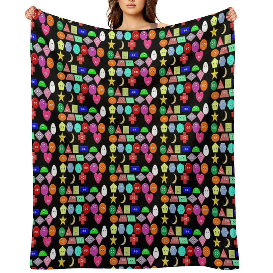 What Shape Is It - The Kids' Picture Show Anti-pilling Throw Blanket