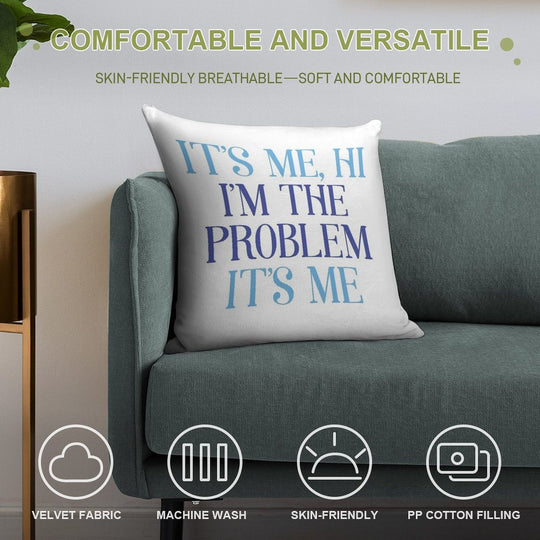 Taylor Swift - Anti-Hero Soft Hidden Zipper Throw Pillow