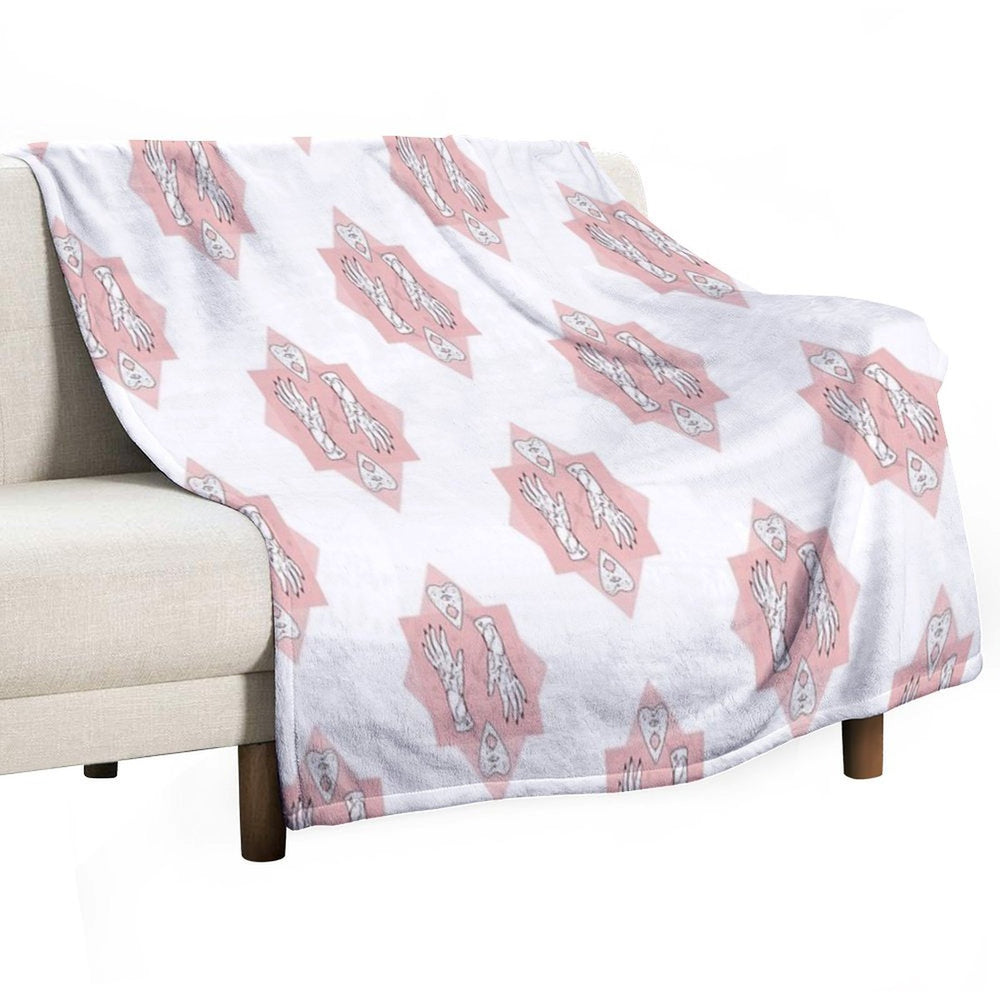Ouija Hands Plush Throw Blanket