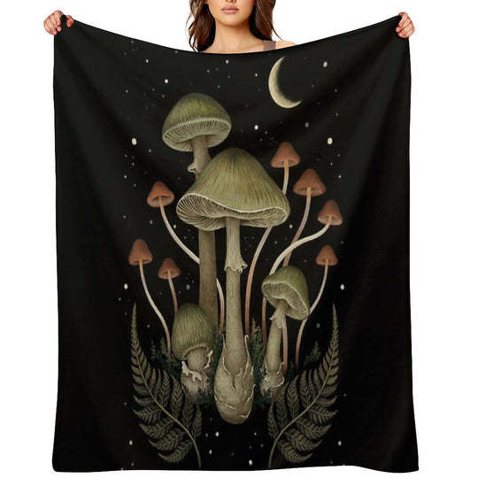 Death Cap Plush Throw Blanket