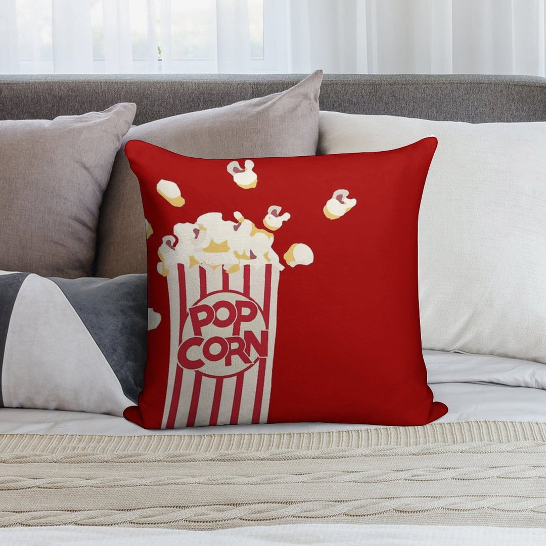 Retro Popcorn Soft Anti-Pilling Throw Pillow