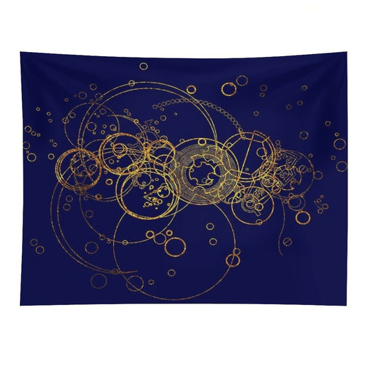 Time Lord Writing -  Transparent Tapestry