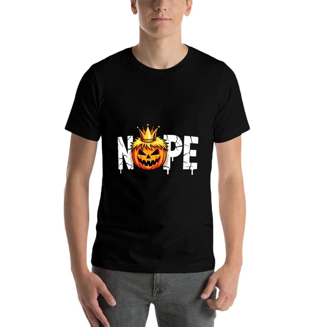 Funny No Kings Halloween 2025 Distressed USA  Vintage-inspired T-Shirt