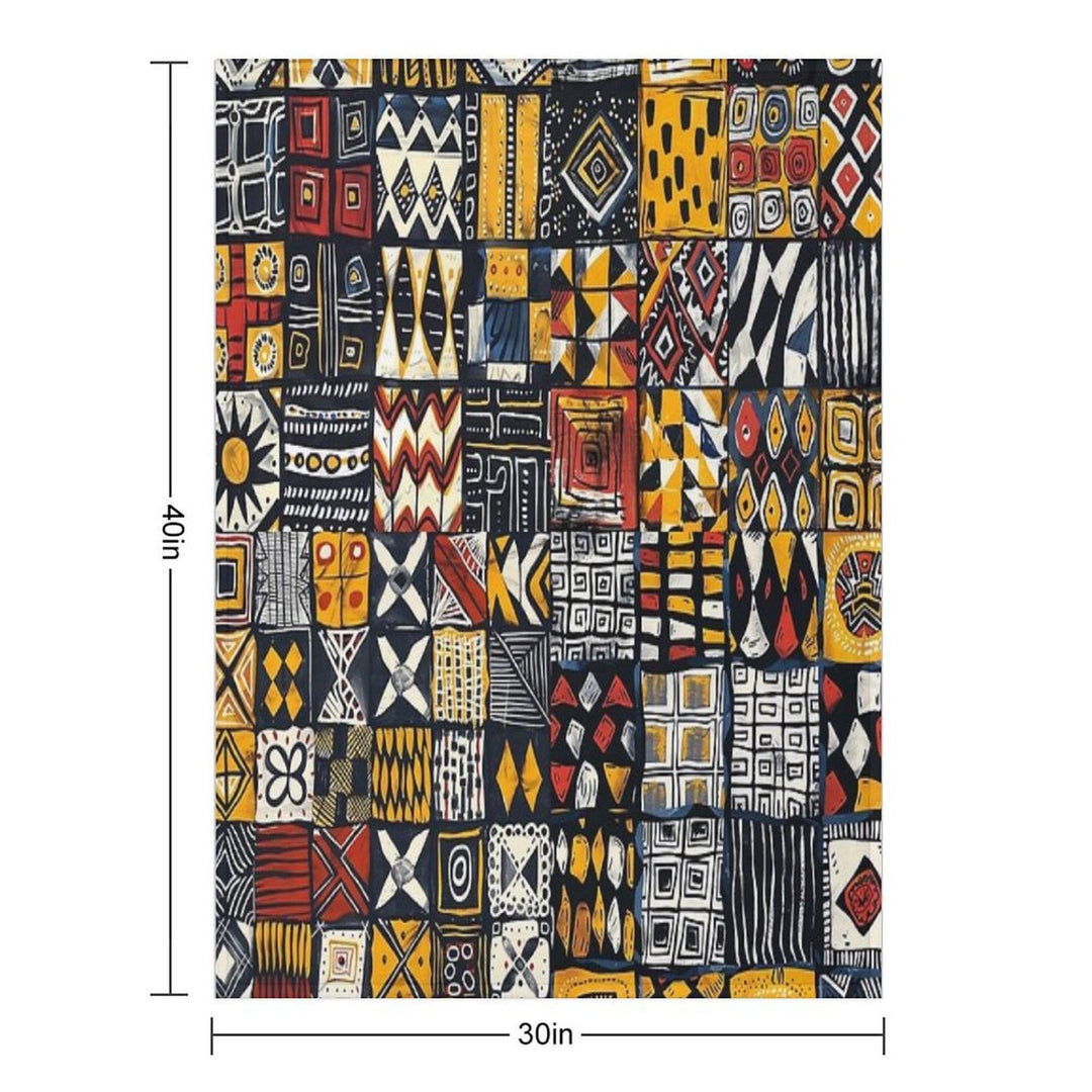 Tribal Mosaic A Celebration of Color And Pattern Gift-ready Throw Blanket