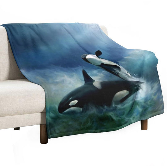 Orca Durable Throw Blanket