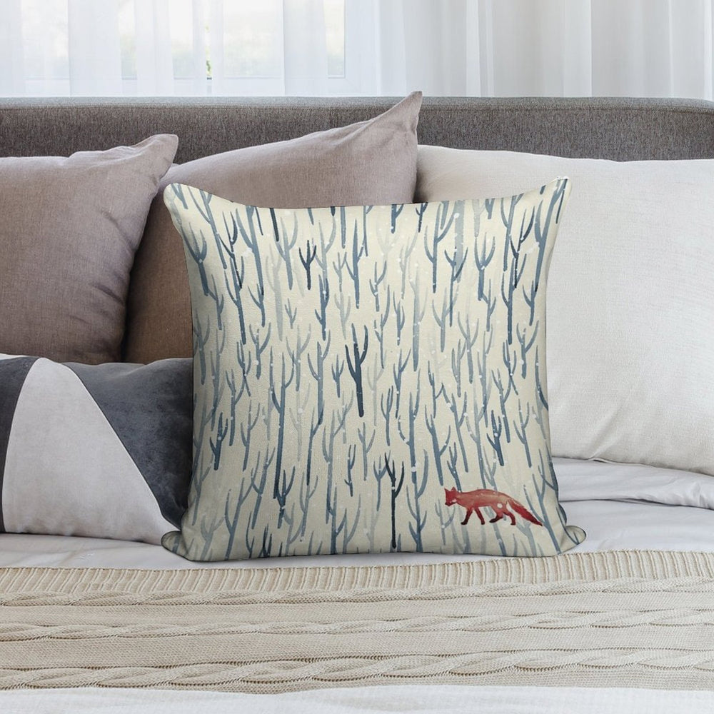 Winter Wood Soft Warmth Comfort Throw Pillow