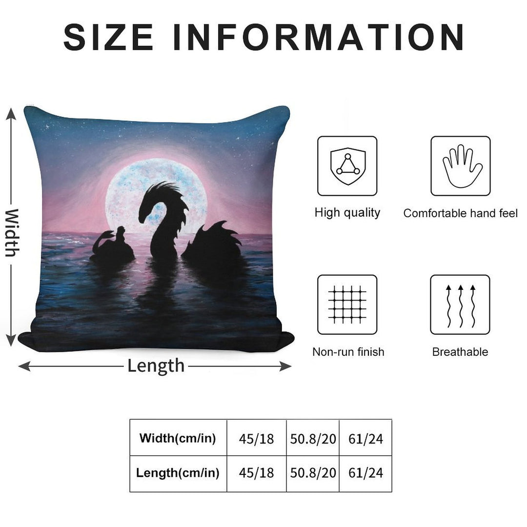 Silent Friends Soft Bedroom Essential Throw Pillow