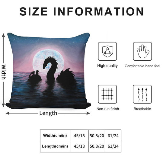 Silent Friends Soft Bedroom Essential Throw Pillow