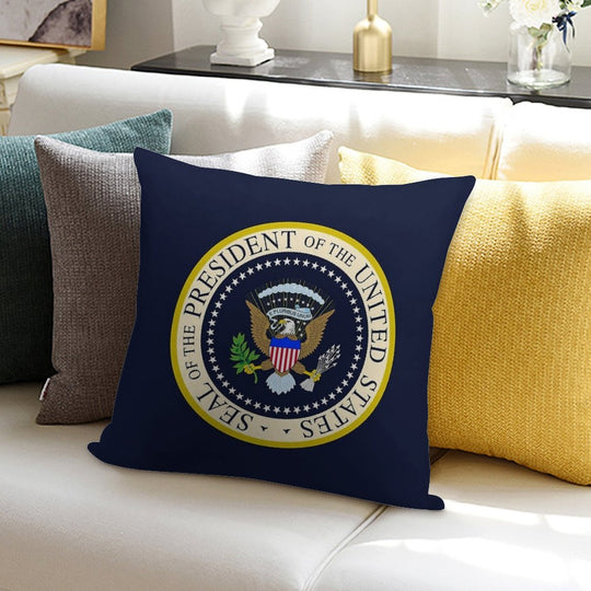Seal of The President of The United States Soft Easy Maintenance Throw Pillow