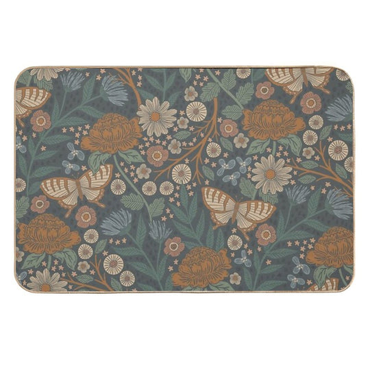 Heritage Wildflower Garden  Odorless Bath Mat